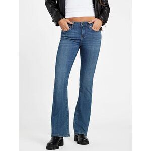 GUESS Women's Eco Lyllah Mid-Rise Bootcut Jeans Size 30X32 in Blue